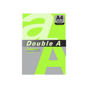 Double A Renkli Kağıt 25 Li A4 75 Gr Neon Grey