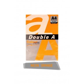 Double A Renkli Kağıt 25 Lİ A4 75 Gr Neon Orange