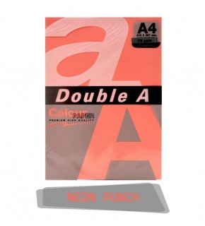 Double A Renkli Kağıt 25 Lİ A4 75 Gr Neon Punch