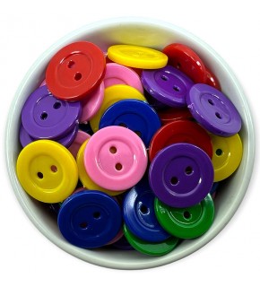 Düğme 32 Boy Plastik Simit Düğme 1000 Li 2583