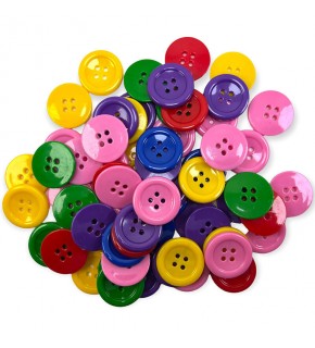 Düğme 40 Boy Plastik Simit Düğme 1000 Li 0671