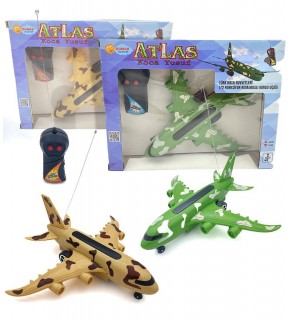 Duman Oyuncak Uzaktan Kumandalı 2 Fonk. Askeri Uçak