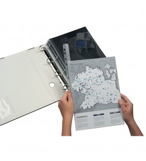 Durable Delikli Sırtlık Şeffaf 30 Syf 2902 (1 Adet)