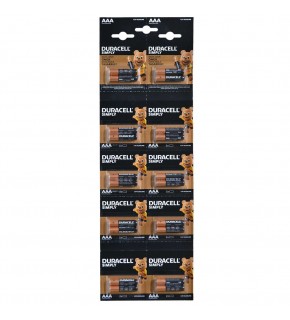Duracell Alkalin İnce Kalem Pil (AAA) 20 Lİ Kartela