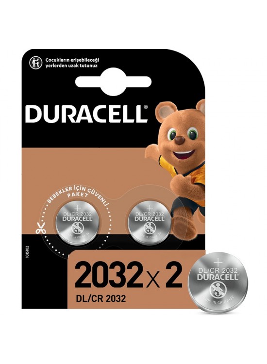 Duracell Lityum Düğme Pil 3 V 2 Lİ 2032 Duracell Lityum Düğme Pil 3 V 2 Lİ 2032