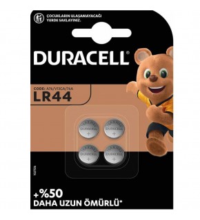 Duracell Lityum Düğme Pil 3 V 4 LÜ LR44
