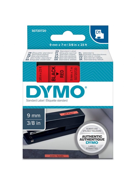 Dymo D1 Şerit 9 Mmx7mt Kırmızı/ Siyah 40917 Dymo D1 Şerit 9 Mmx7mt Kırmızı/ Siyah 40917