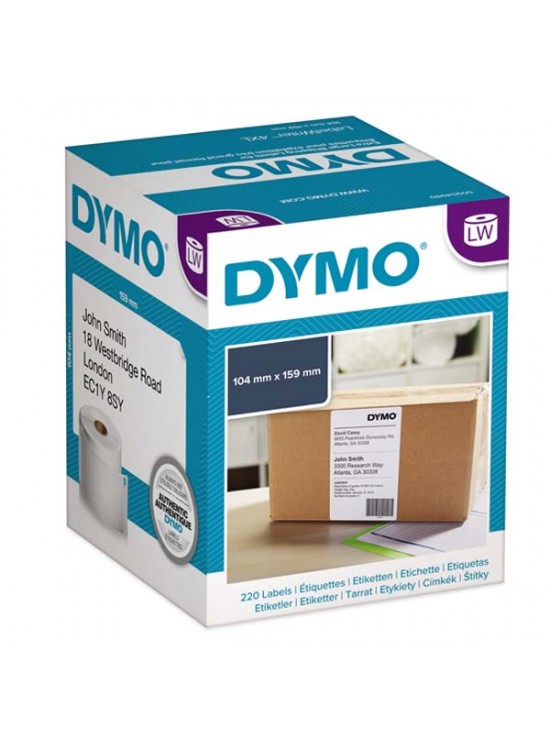 Dymo Ekstra Geniş Sevkiyat Etiketi 220 Etiket 104x159 MM LW 4XL
