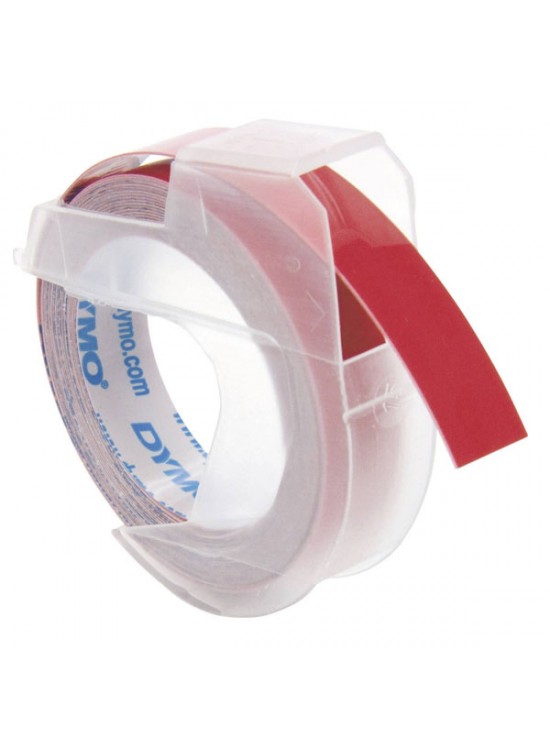 Dymo Kabartma Şerit 9MMx3M Kırmızı S0898150 Dymo Kabartma Şerit 9MMx3M Kırmızı S0898150