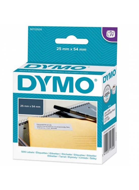 Dymo Label Witer Etiketi Uluslararası İade Adres 500 LÜ 54x25 MM Beyaz S0722520