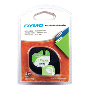 Dymo Letratag Şerit Kağıt 12 MMx4 MT Beyaz S0721510 (1 Adet)