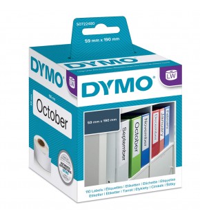 Dymo Lw Geniş Klasör Etiketi 190x59 MM 110 Etiket 99019
