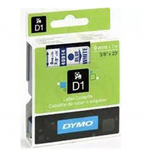 DYMO S0720690 D1 Yedek Şerit 9 mmx7mt Beyaz-Mavi 40914