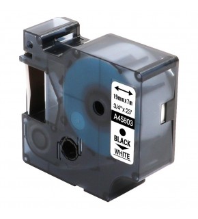 DYMO S0720880 D1 Yedek Şerit, 19 mm x 7 mt, Sarı- Siyah ( 45808)