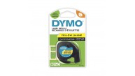 DYMO S0721620 LetraTag Plastik Şerit ( 12 mm X 4 mt ) , Sarı (59423) 91202