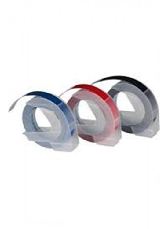 DYMO S0847750 Kabartma Şerit, 9 mmx3 mt  3 lü Bls K-S-M