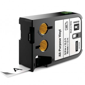 Dymo XTL Çok Amaçlı Vinil 19 MM x 7 M Beyaz/Siyah 1868752