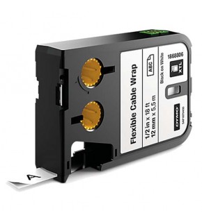 Dymo XTL Esnek Naylon Kablo Etiketi 12 MM x 5,5 M Beyaz 1868806