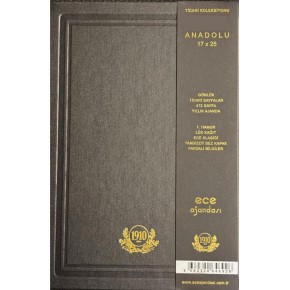 Ece Ticari Ajanda Anadolu Günlük Çizg 17x25 2026