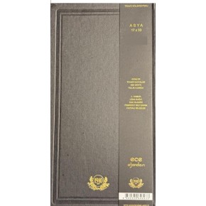 Ece Ticari Ajanda Asya Günlük Çizgili 17x33 2026