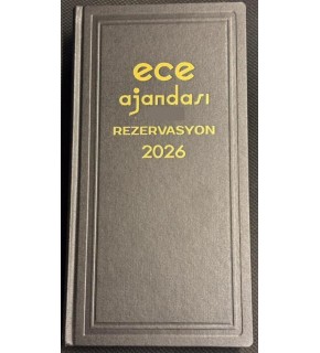 Ece Ticari Ajanda Avrasya Rezervasyon 17x33 2026