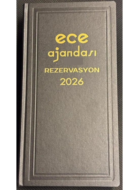 Ece Ticari Ajanda Avrasya Rezervasyon 17x33 2026 Ece Ticari Ajanda Avrasya Rezervasyon 17x33 2026
