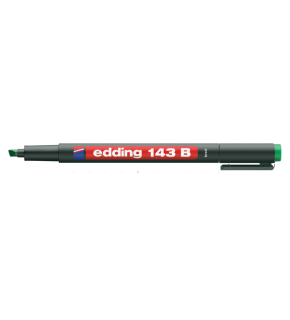 Edding Asetat Kalemi Permanent B Seri 1-3 mm Yeşil 143 B (1 Adet)