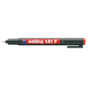 Edding Asetat Kalemi Permanent F Seri 0.6 mm Kırmızı 141F (1 Adet)