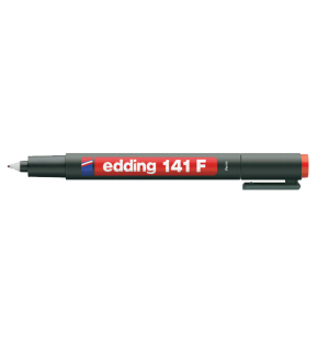 Edding Asetat Kalemi Permanent F Seri 0.6 mm Kırmızı 141F (1 Adet)