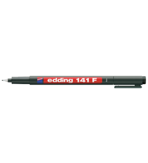 Edding Asetat Kalemi Permanent F Seri 0.6 MM Siyah 141F (1 Adet)