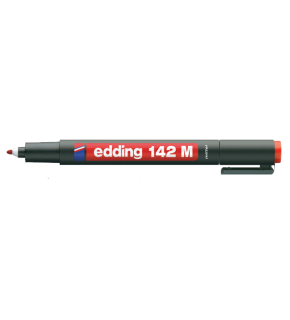 Edding Asetat Kalemi Permanent M Seri 1 MM Kırmızı 142 M (1 Adet)
