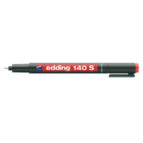 Edding Asetat Kalemi Permanent S Seri 0.3 mm Kırmızı 140 S (1 Adet)