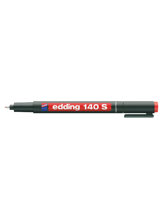 Edding Asetat Kalemi Permanent S Seri 0.3 mm Kırmızı 140 S (1 Adet)