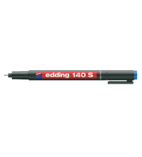 Edding Asetat Kalemi Permanent S Seri 0.3 mm Mavi 140 S (1 Adet)