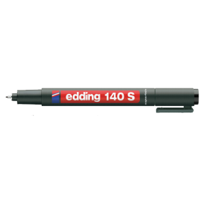 Edding Asetat Kalemi Permanent S Seri 0.3 mm Siyah 140 S (1 Adet)