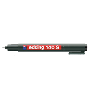 Edding Asetat Kalemi Permanent S Seri 0.3 mm Siyah 140 S (1 Adet)
