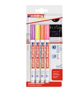Edding Cam Kalemi 4 Lü Blister Fosforlu 4085