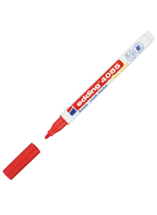 Edding Cam Kalemi Kırmızı 4085 (1 Adet)