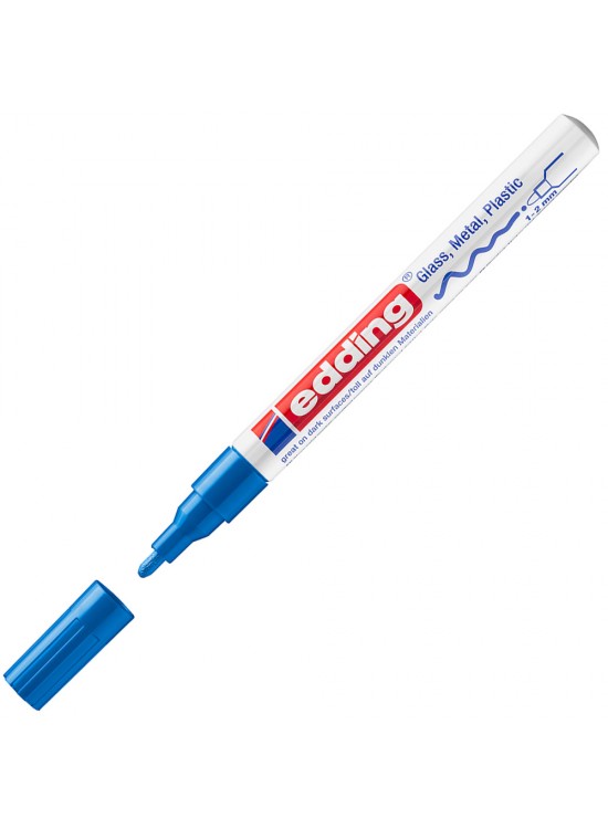 Edding Dekor Boya Yuvarlak Uçlu 1-2 MM Mavi 751CR