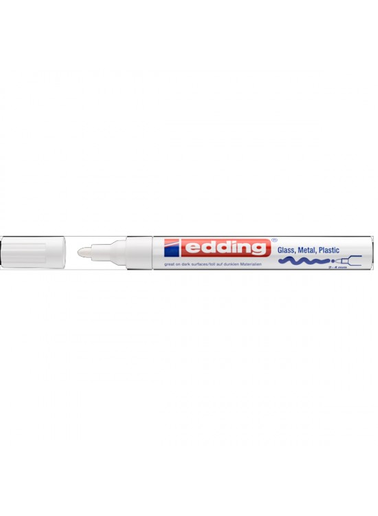 Edding Dekor Boya Yuvarlak Uçlu Beyaz 750CR
