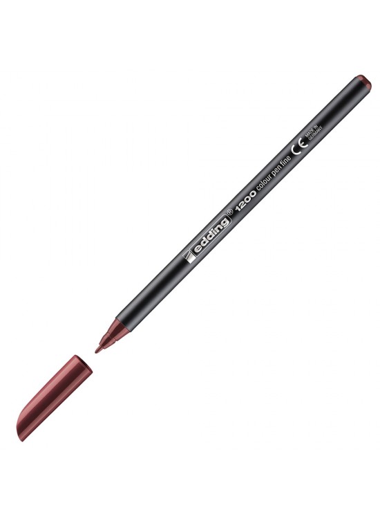 Edding Grafik Kalemi Koyu Kirli Kırmızı 1200 (1 Adet)