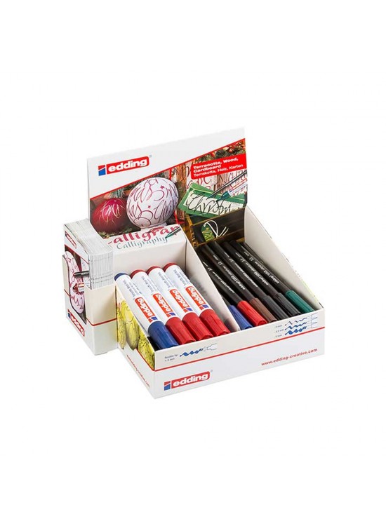 Edding Kaligrafi Kalem 38 Li Dsp