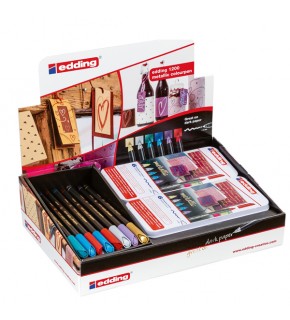 Edding Keçeli Kalem & 6 LI Met. Set ED1200