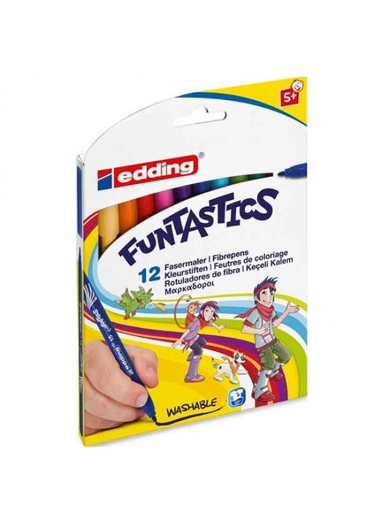 Edding Keçeli Kalem İnce Funtastıcs 12 Li Set 4-15-12 Edding Keçeli Kalem İnce Funtastıcs 12 Li Set 4-15-12