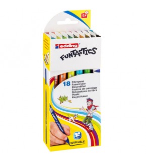Edding Keçeli Kalem İnce funtastics 15 18 Lİ 4-15-18
