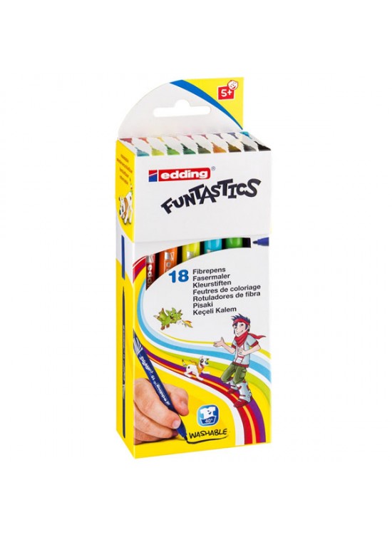 Edding Keçeli Kalem İnce funtastics 15 18 Lİ 4-15-18