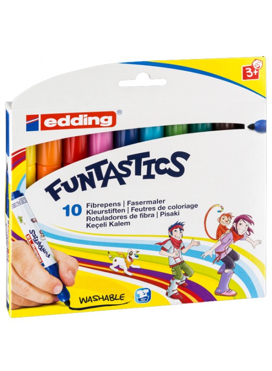 Edding Keçeli Kalem Kalın Funtastıcs 10 LU Set ED14K1099 Edding Keçeli Kalem Kalın Funtastıcs 10 LU Set ED14K1099
