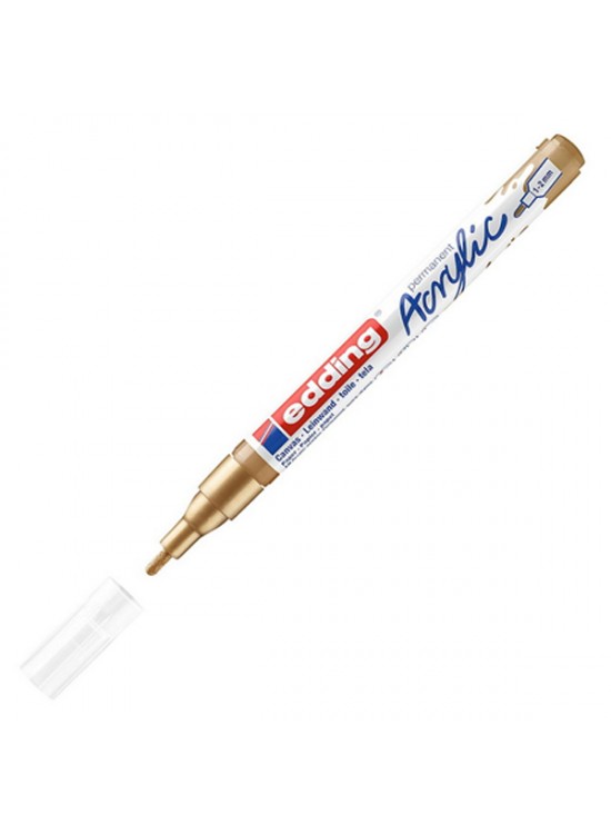 Edding Markör Akrilik İnce Uçlu 1-2 MM Altın 924 5300 (1 Adet)