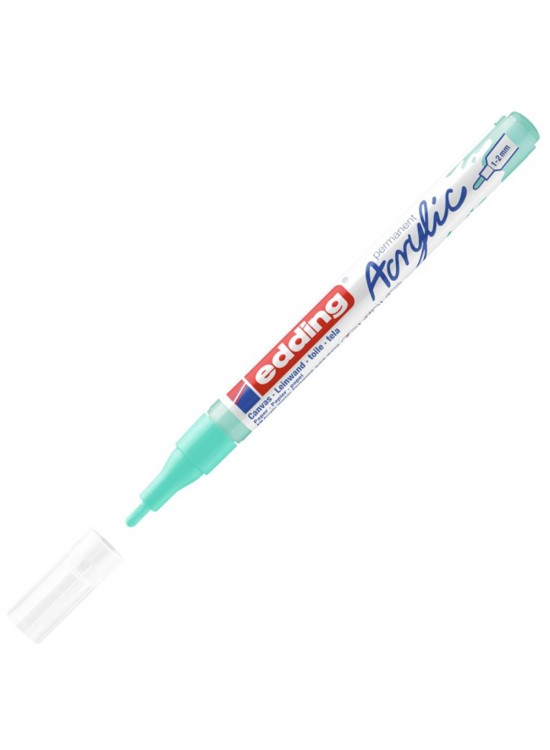 Edding Markör Akrilik İnce Uçlu 1-2 MM Parlak Turkuaz 934 5300 (1 Adet)