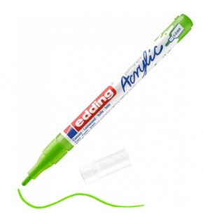 Edding Markör Akrilik İnce Uçlu 1-2 MM Sarı-Yeşil 927 5300 (1 Adet)